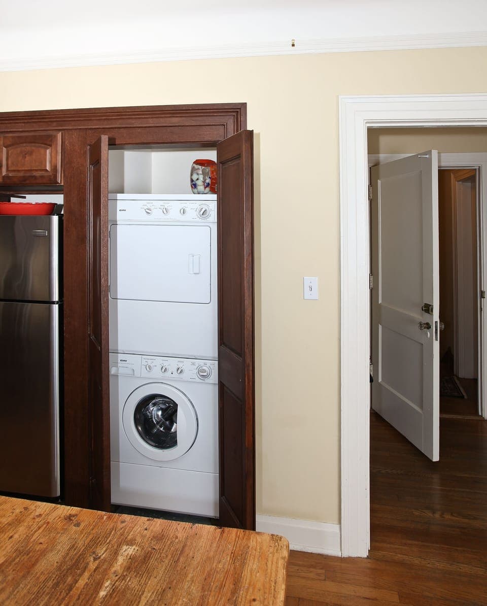 Washer & Dryer in kitchen
