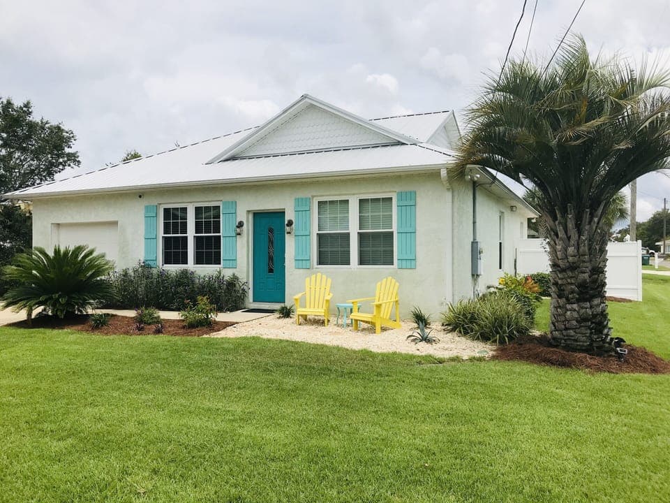 Private 3 BR 2BA home on a corner lot with ample off-street parking.