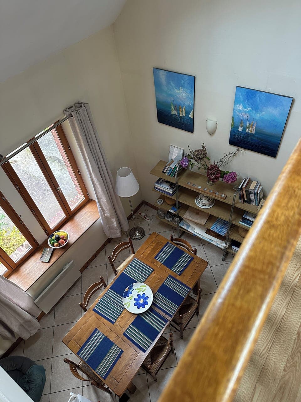 View from the Snug on the mezzanine