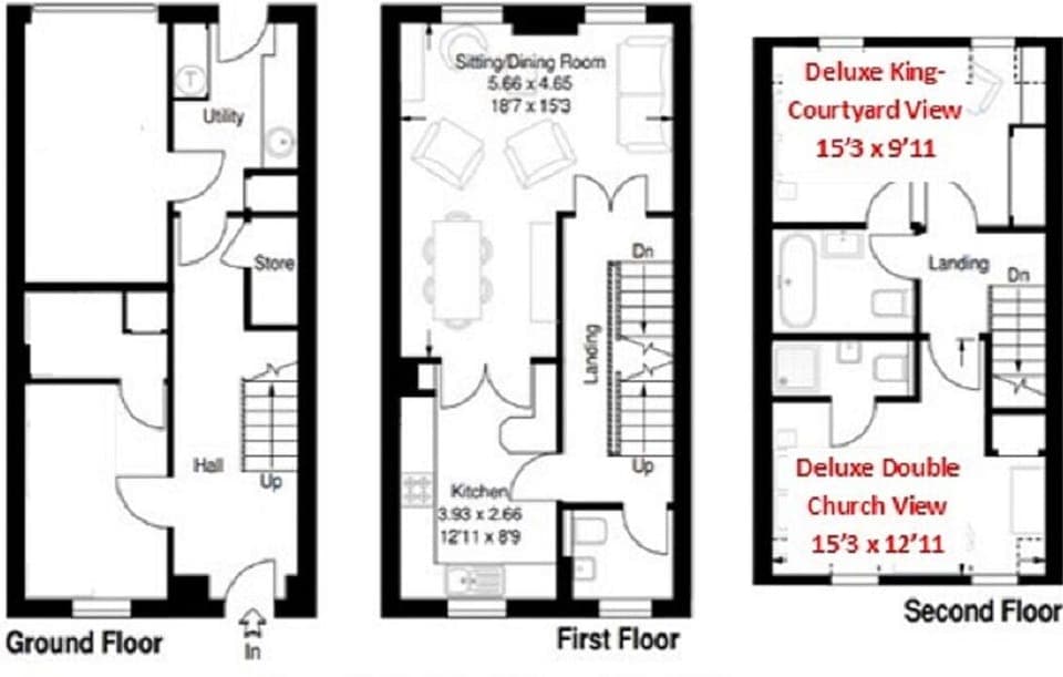 One of Two Rooms Available