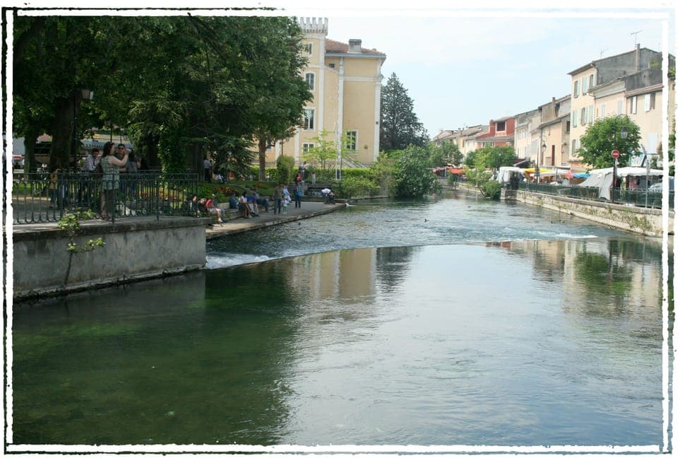Nearby L'Isle sur La Sorge - great Sunday market