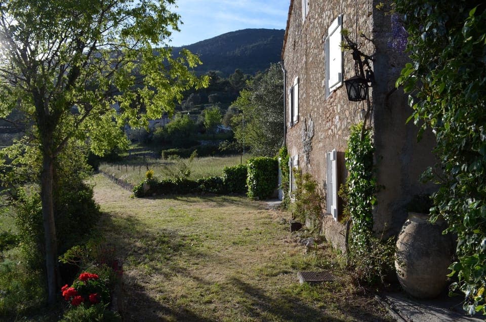 Path leading to the back lane and village minutes away