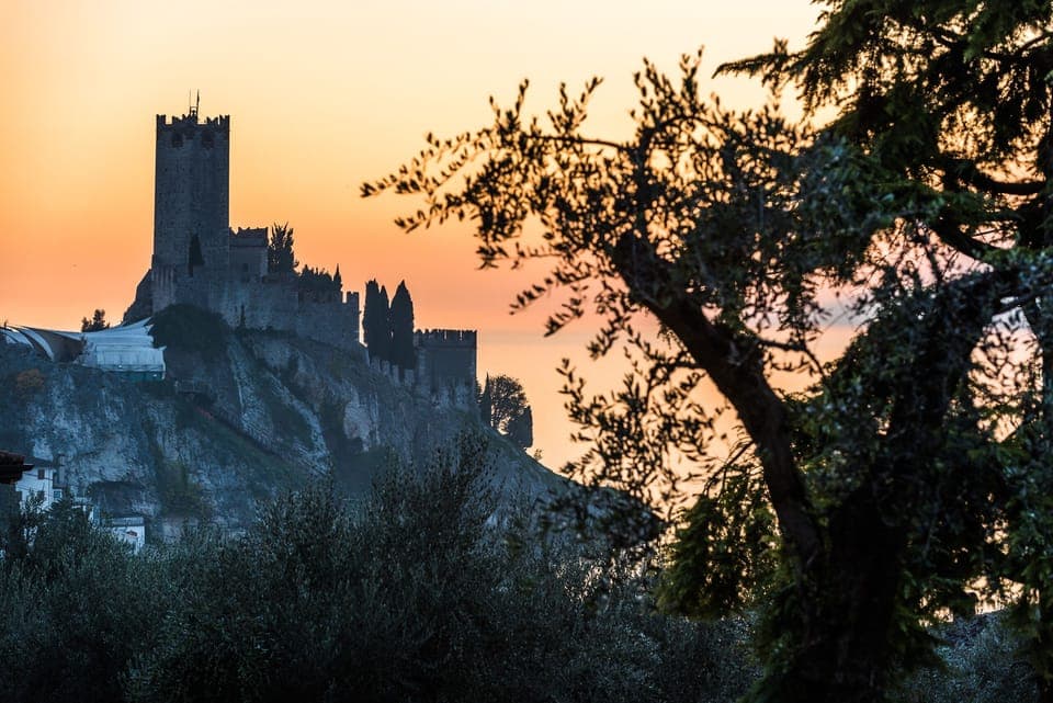 View of the castle from the entrance gate