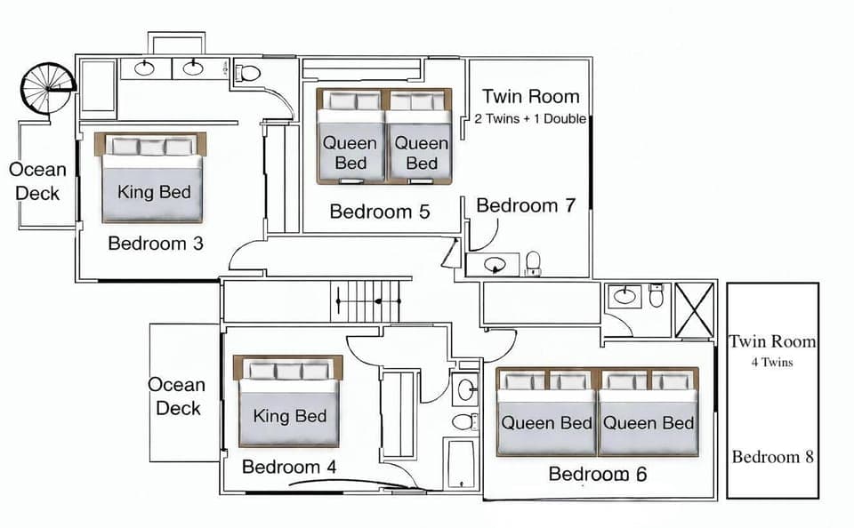Layout of 3rd floor