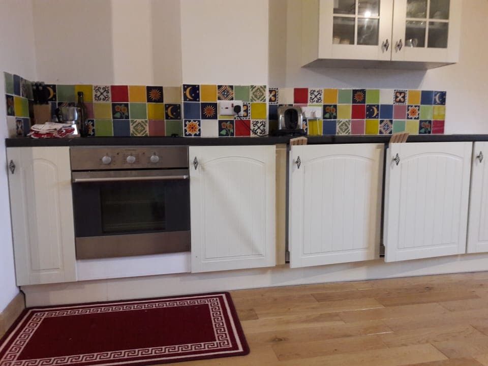 Part of the kitchen area