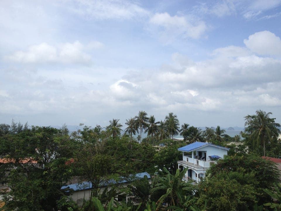 Sea view from balcony