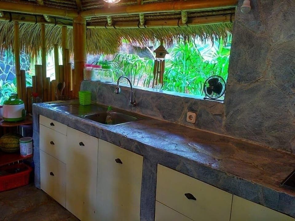 Eco bamboo house in the rice fields, 2BR