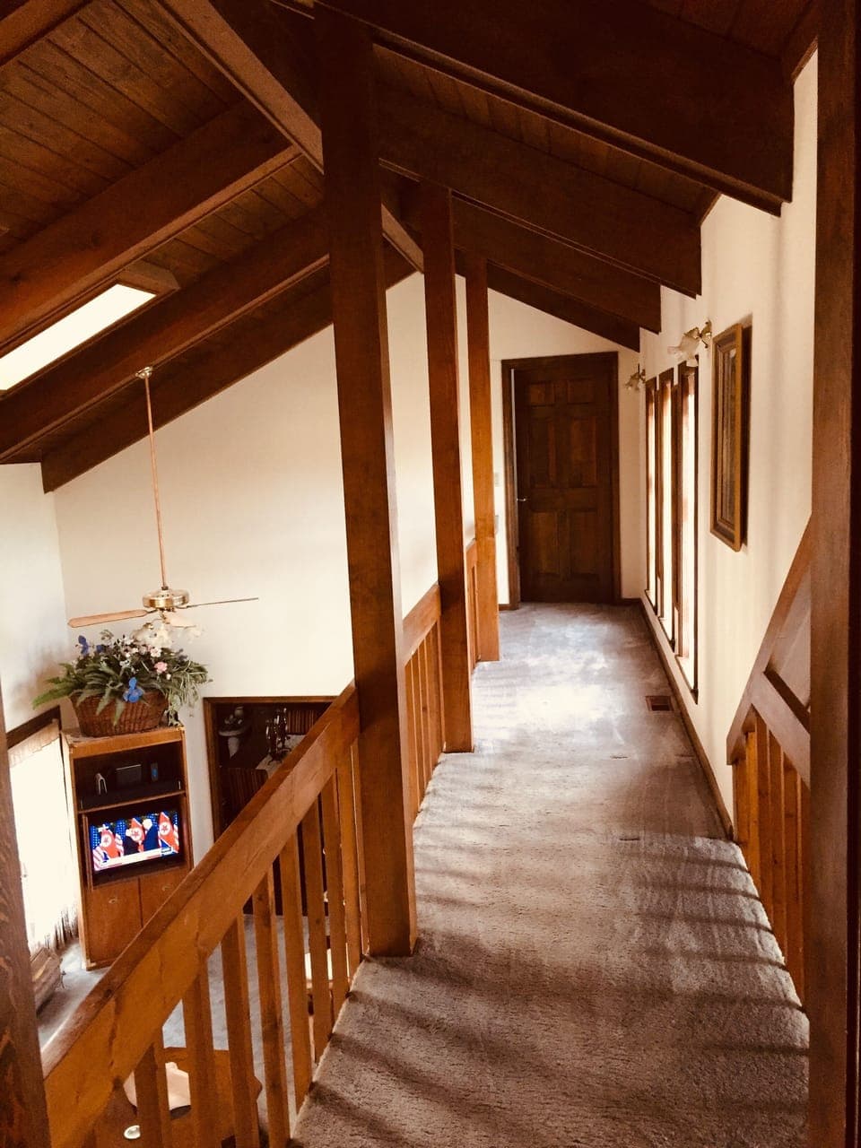 Catwalk leads to Master Bedroom.