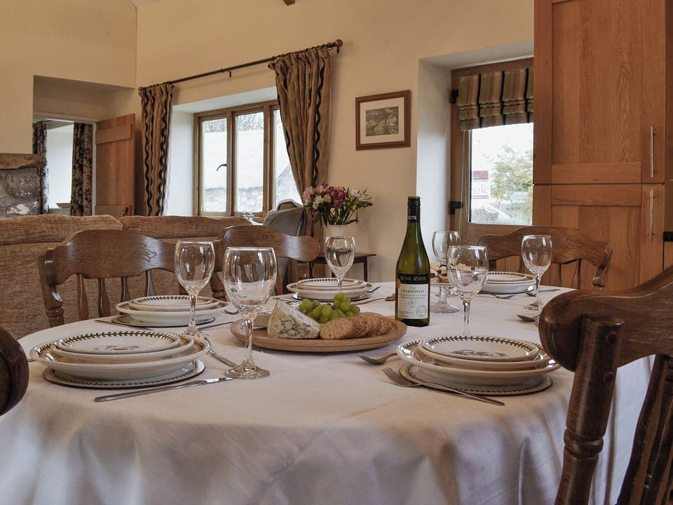 Dining area | The Old Byre, Middleton, near Swansea