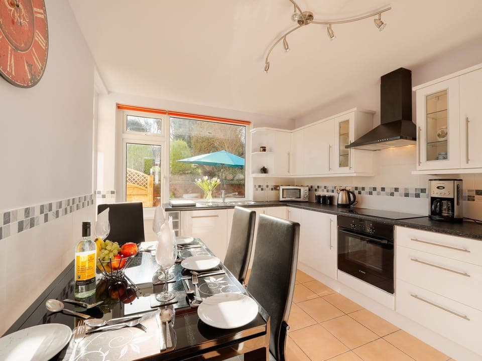 Well-equipped kitchen with dining area | Two Beaches, Paignton