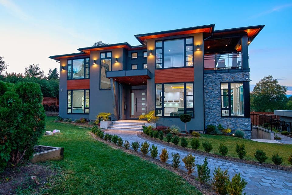 Front of property - evening/night