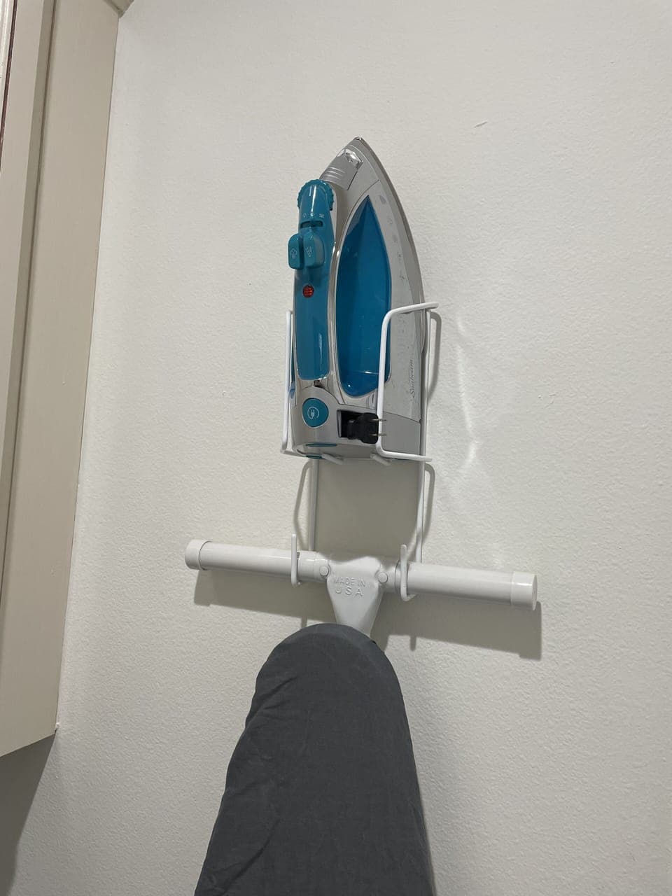 Ironing board and Iron provided