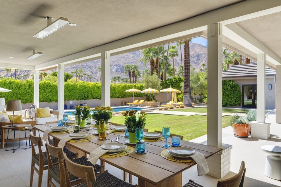 Al Fresco Covered Patio Dining with Spectacular Views