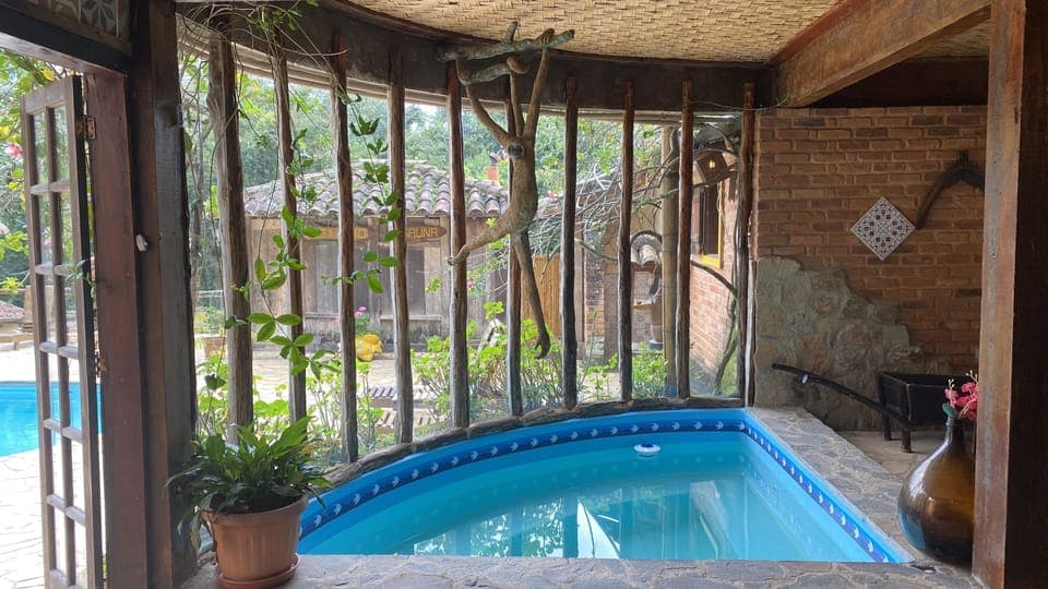 Indoor pool, outdoor pool, free cabanas, sun loungers