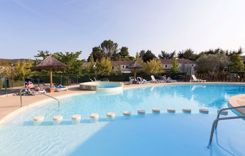 Enjoy the pool, which is open in the summer.