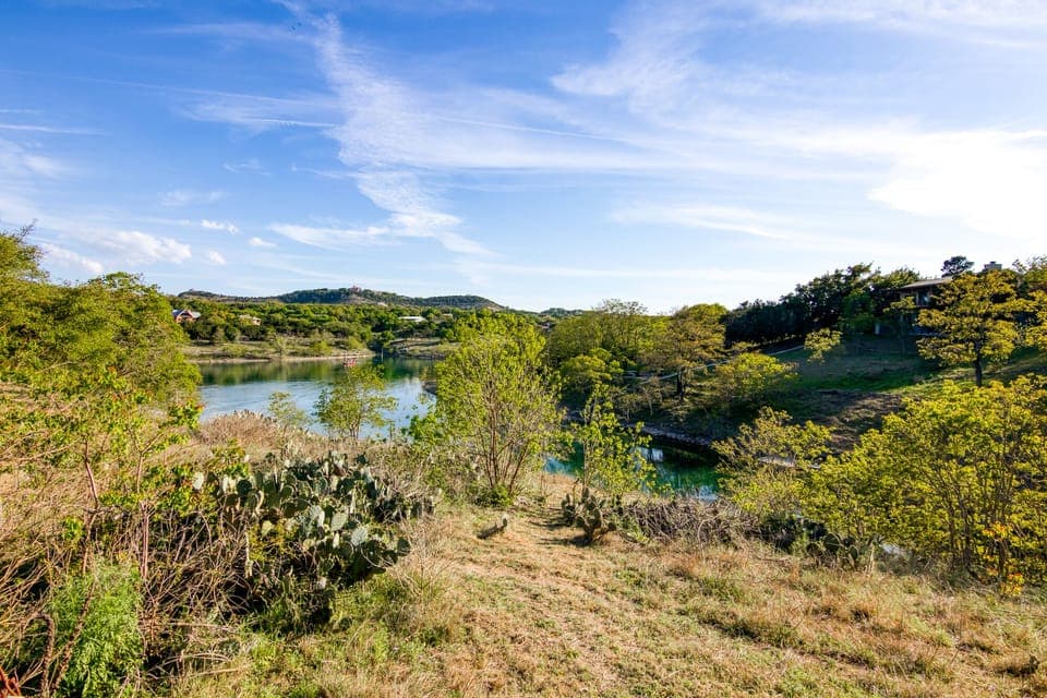 Path down to the lake.  