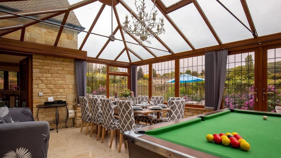 Conservatory, Kingfisher Cottage, Bolthole Retreats