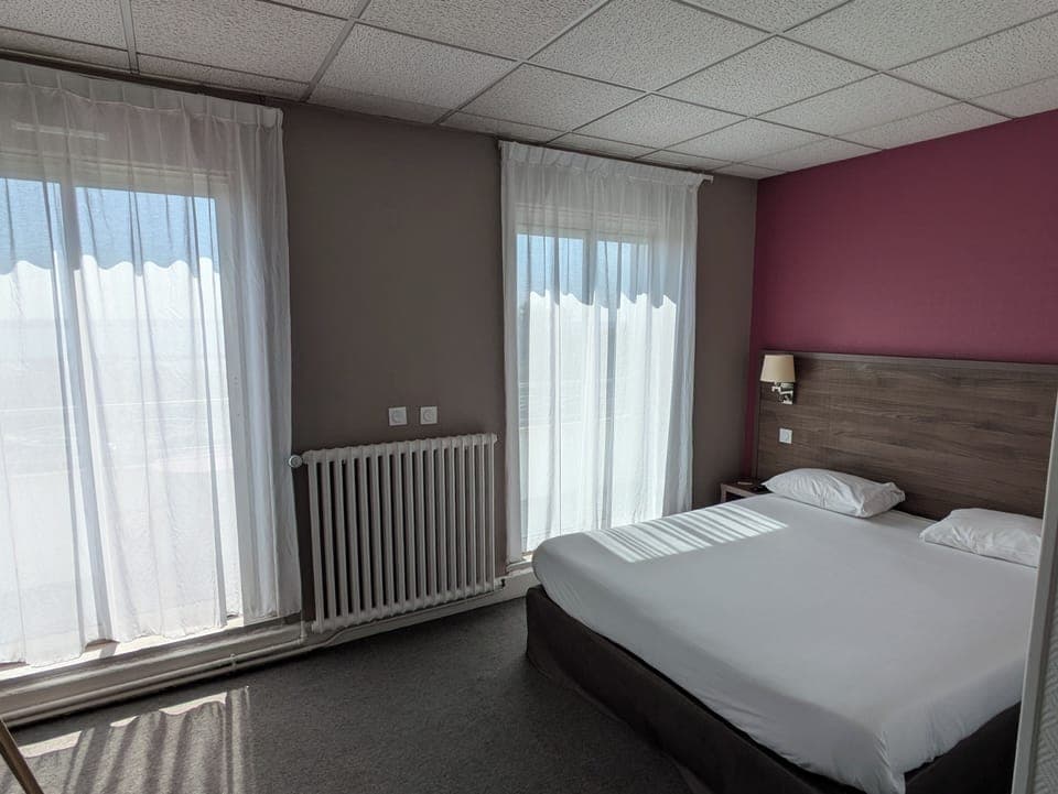 Panoramic Double Room, Sea View | Desk, blackout drapes, soundproofing, iron/ironing board