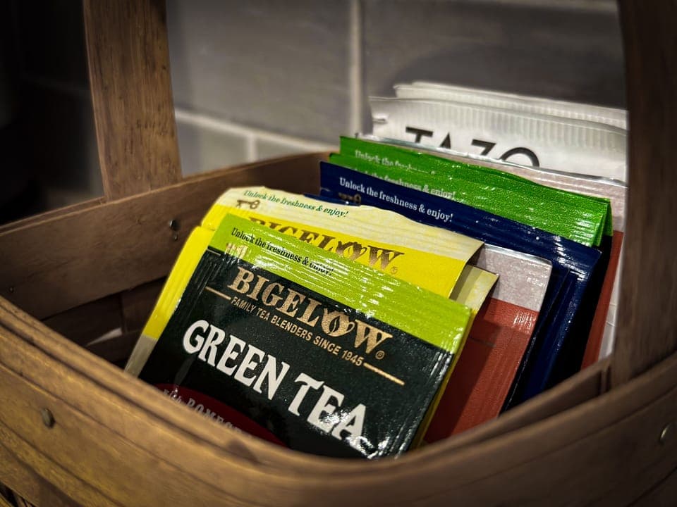 Tea and coffee provided