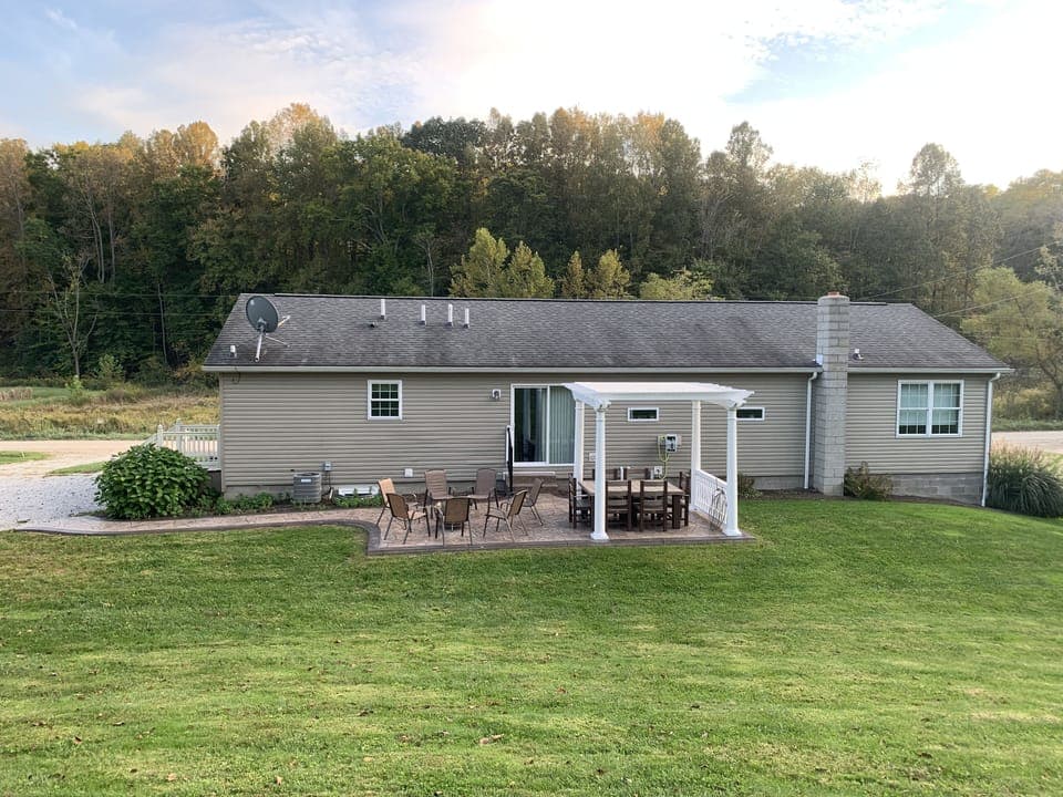 Enjoy the large backyard! 