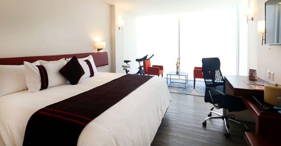 In-room safe, desk, laptop workspace, iron/ironing board