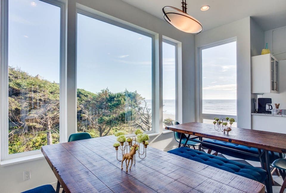 Views are from the dining area, too!