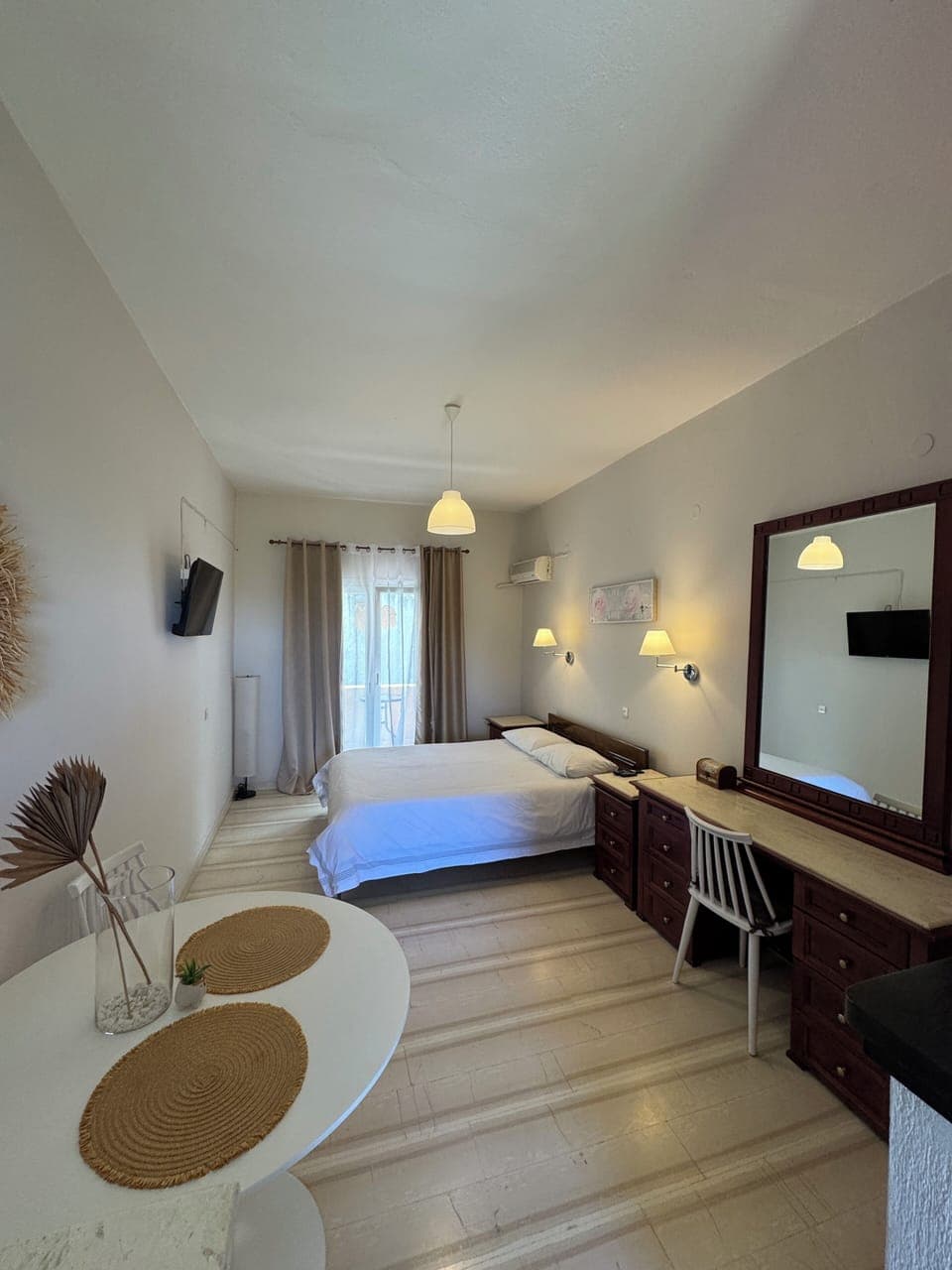 Comfort Double Room | Premium bedding, laptop workspace, iron/ironing board, free WiFi