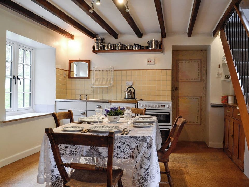 Dining area | Bridge End Cottage, Rhulen, near Builth Wells