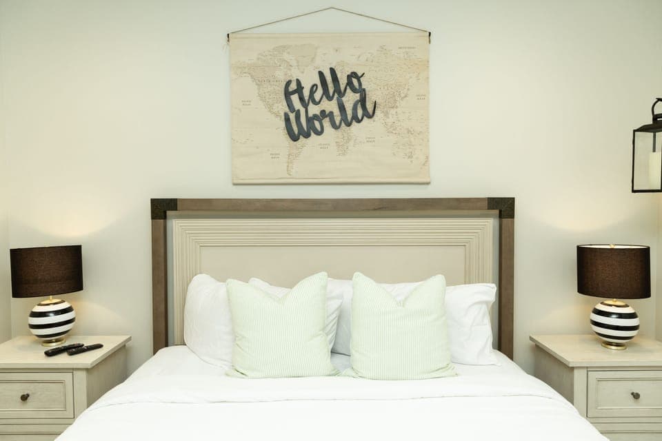 Master Bedroom and head board