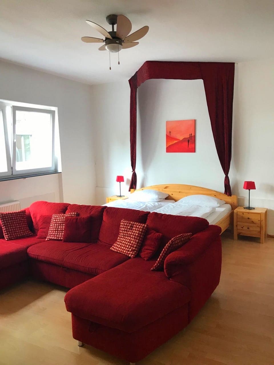 City Apartment | Individually furnished, laptop workspace, blackout drapes, free WiFi