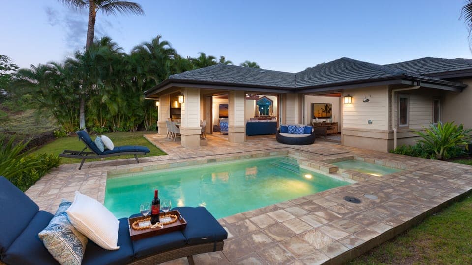 Enjoy comfortable outdoor seating well into the evening