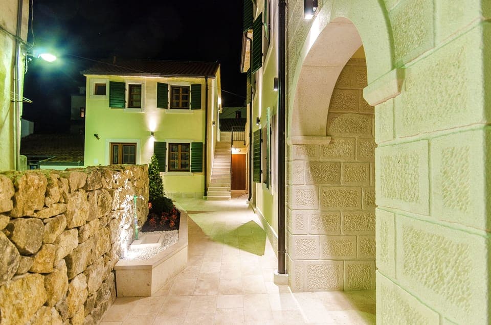 Front of property - evening/night