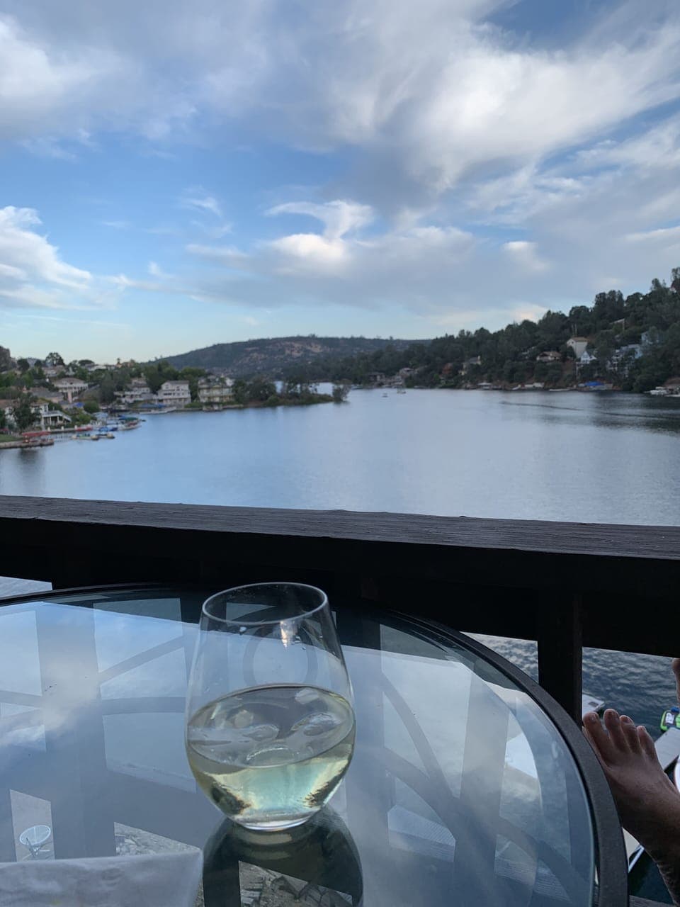 View from out Condominium Deck.  Relax and enjoy...