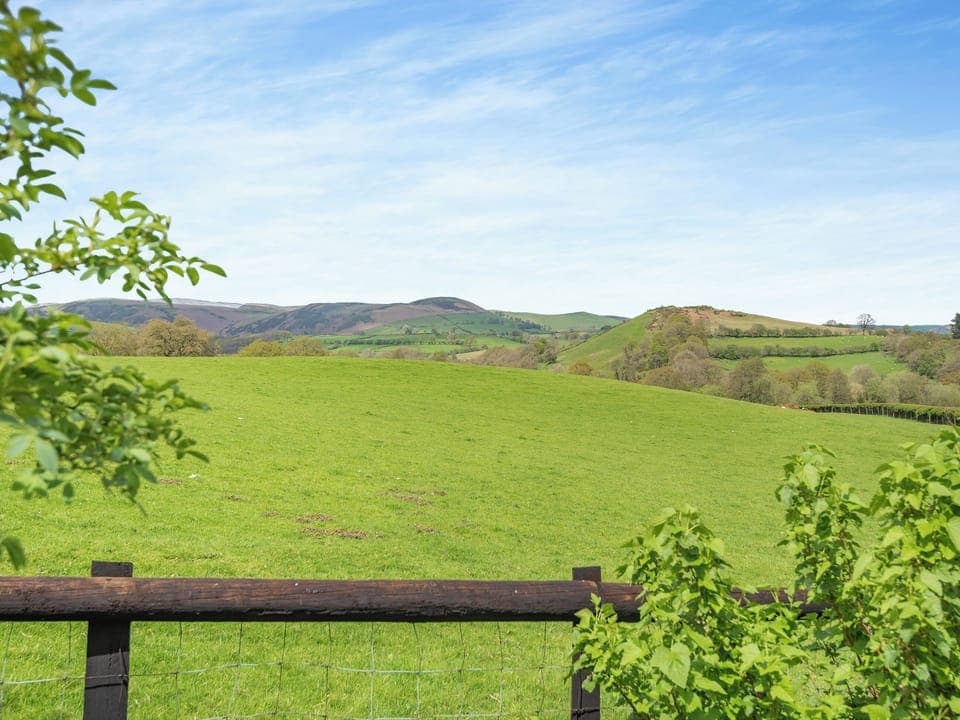 View from hot tub | Cambrian Mountain View, Llanafan-fawr, near Builth Wells 