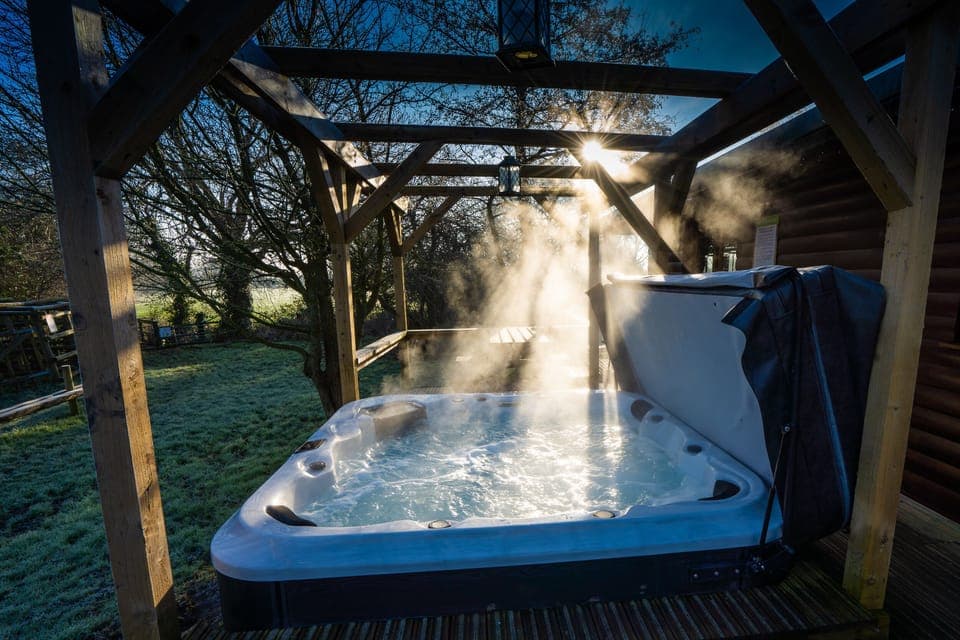 Otters Bank Log Cabin | Terrace/patio