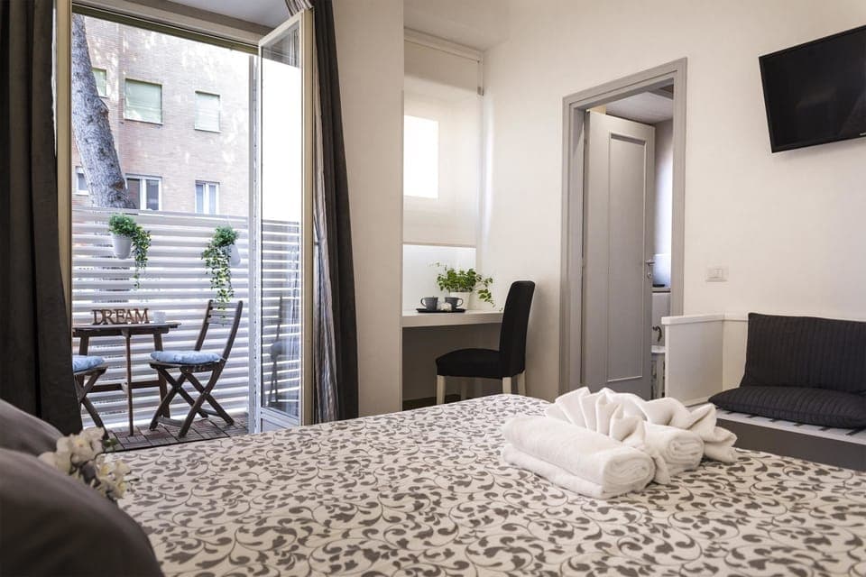 Double Room, 1 Queen Bed, Balcony | View from room