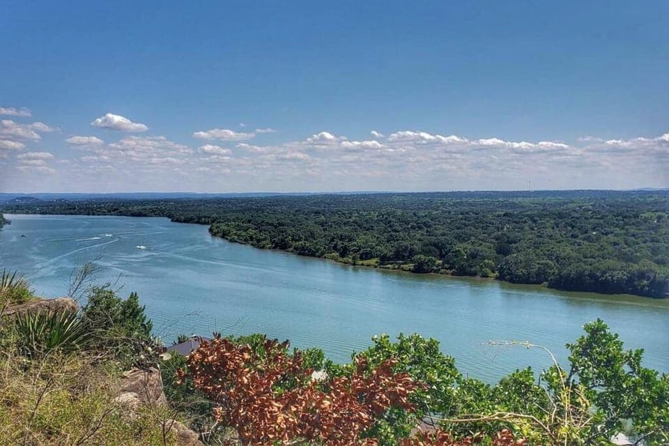 View of Lake LBJ from Lookout Point in Kingsland!