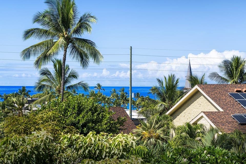 Water view from lanai