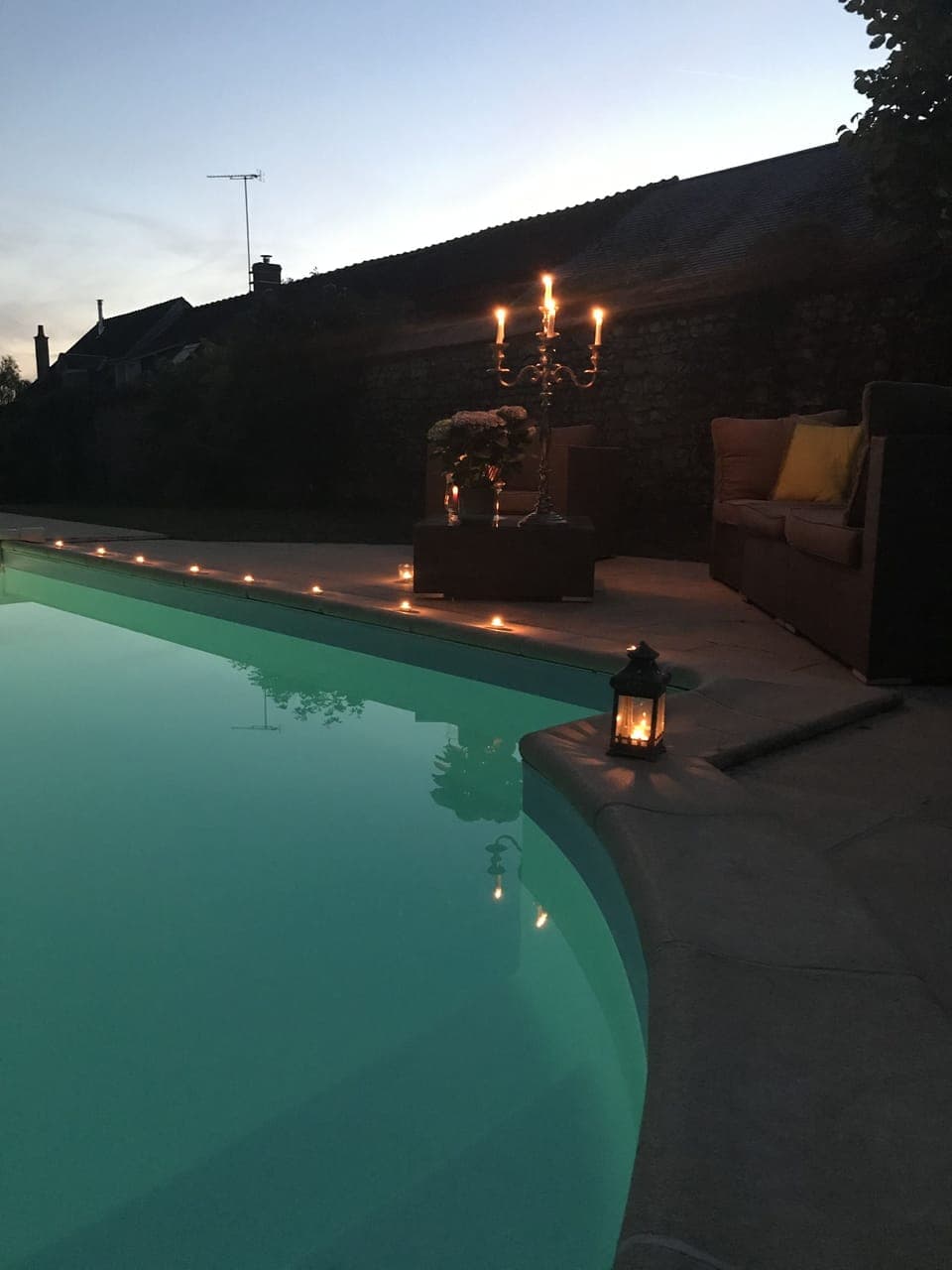 Seasonal outdoor pool