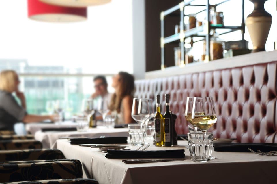 Breakfast, lunch and dinner served