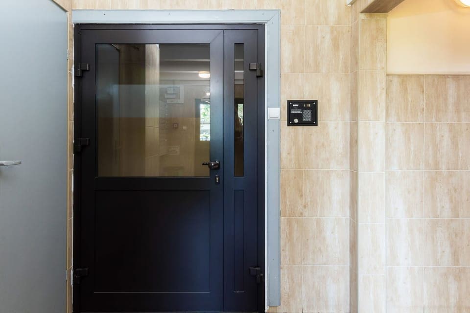 Entrance to the building.