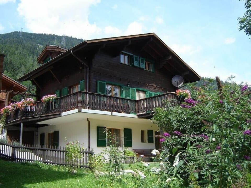 chalet in summertime
