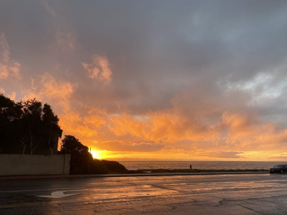 Sunset @ Carlsbad State Beach ON Pacific Coast Highway