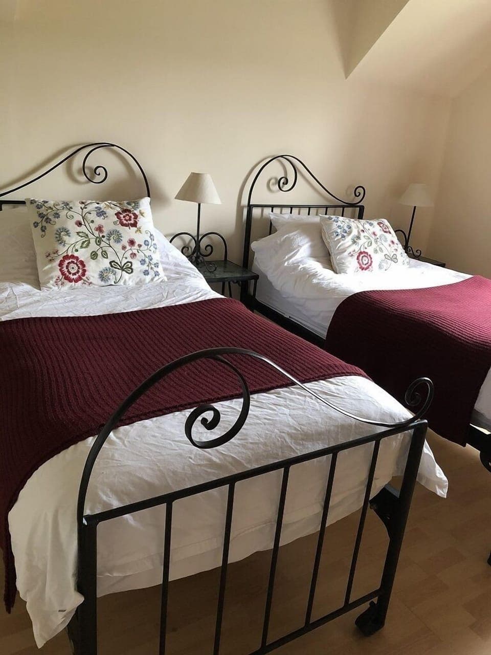 upstairs twin bedroom