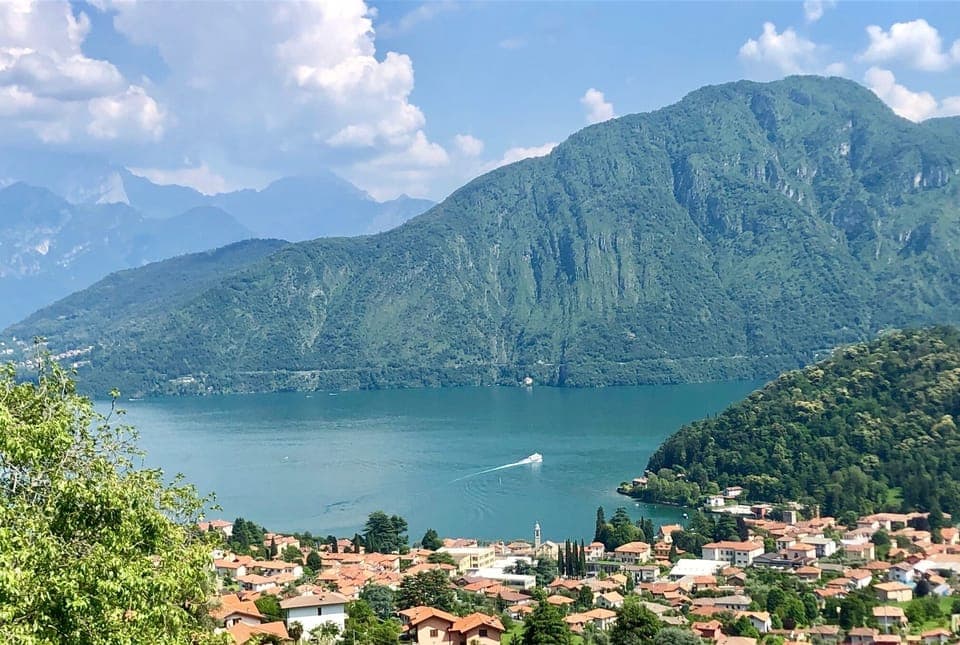 The incredible view from the villa at Lenno Villa Panoramica!