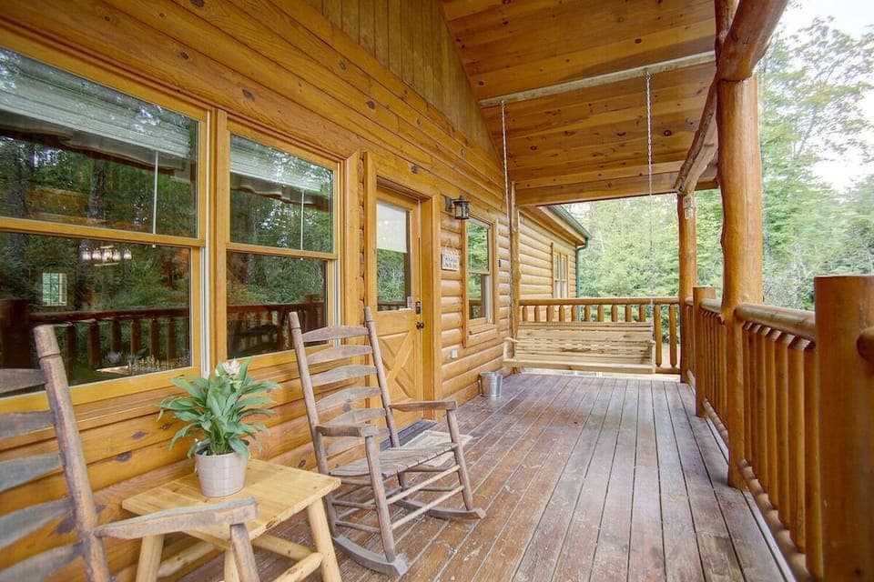 Front Porch with Swing