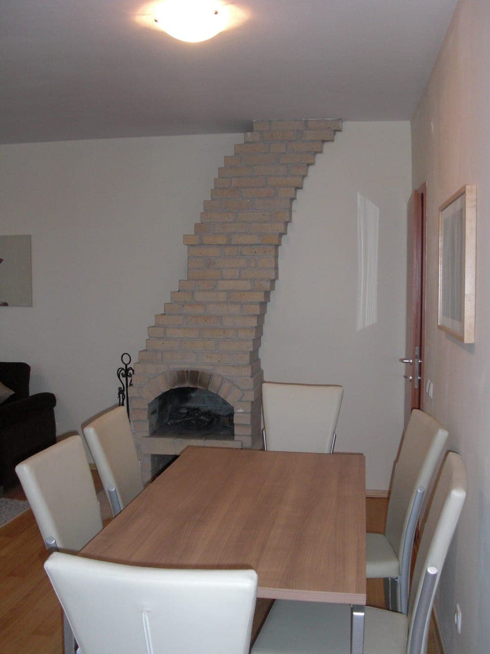 Dining Room with Open Fire