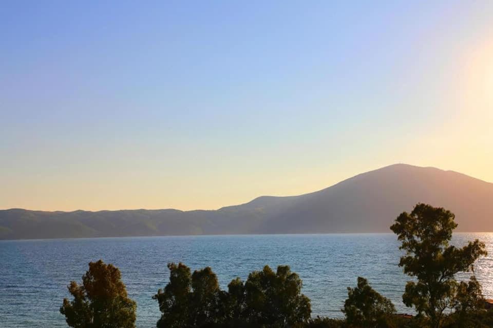 Private beach, sun loungers, beach umbrellas