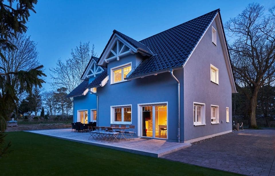 Front of property - evening/night