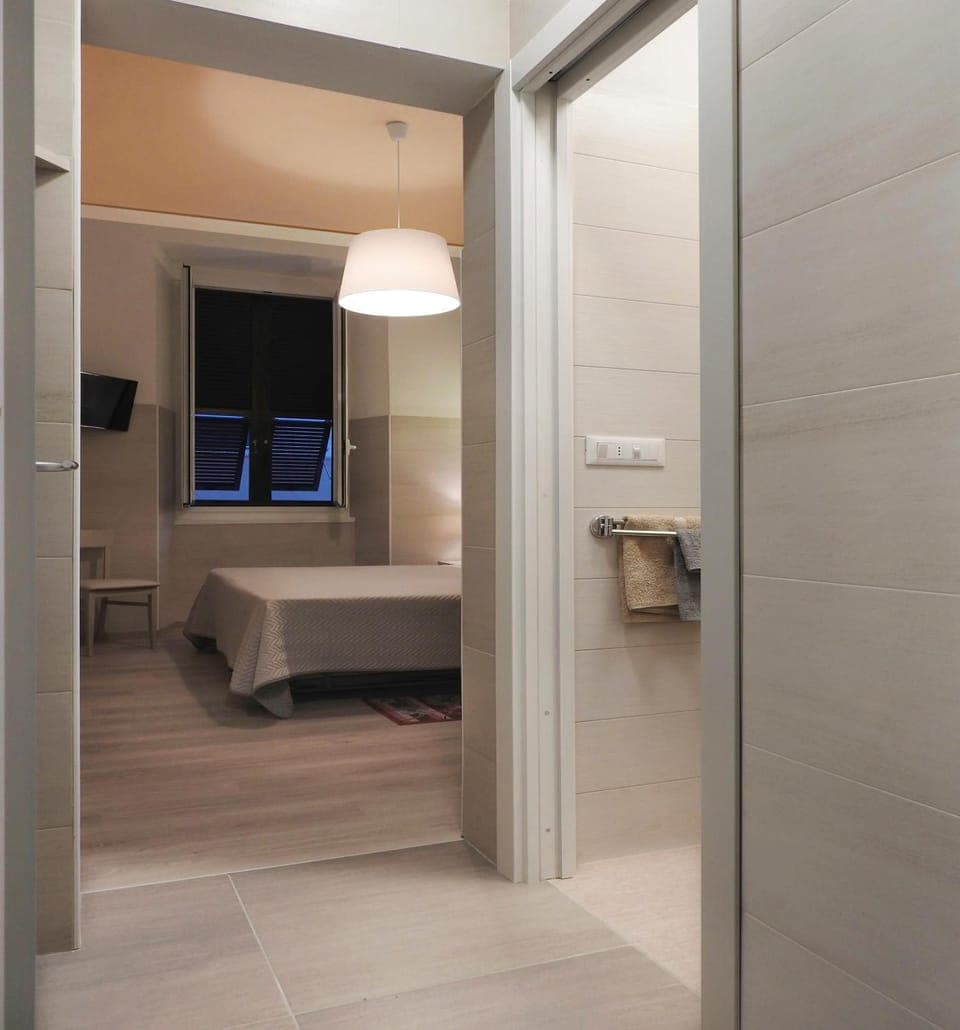 Desk, laptop workspace, rollaway beds, free WiFi